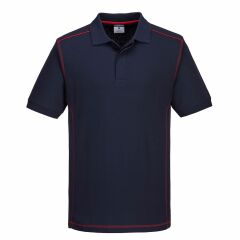 Koszulka Polo Dwukolorowa Portwest B218 - Kolor Granatowy/Czerwony